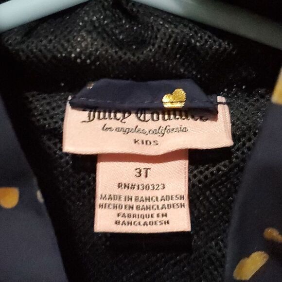 2 Kids Hearts Jackets Juicy Couture & Nannette Doggie Vest Size 3T - Picture 5 of 16